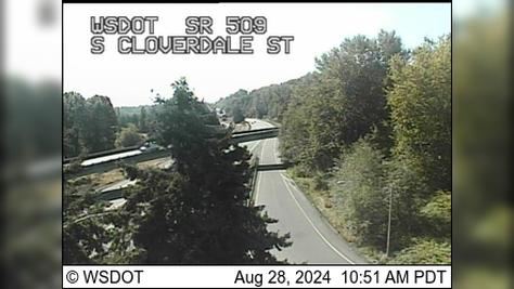 Traffic Cam Springfield Township: SR 509 at MP 29.5: S Cloverdale St