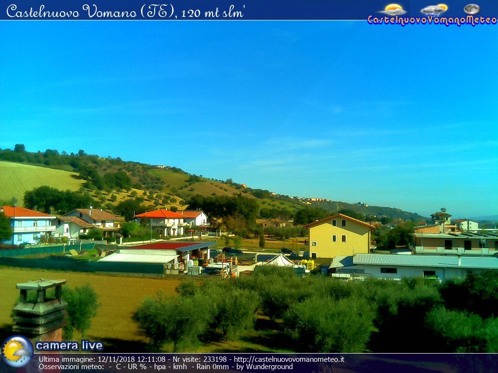 Traffic Cam Castellalto › East: Castelnuovo Vomano Est