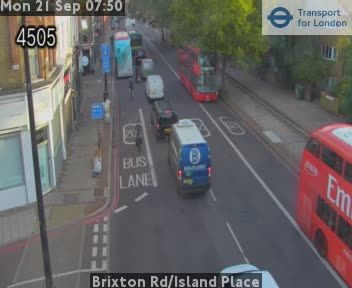 Traffic Cam London: Brixton Rd/Island Place