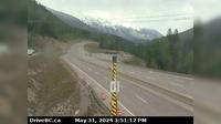 Current or last view Nicholson › East: Trans − Highway, Hwy 1 (Kicking Horse Canyon) at 10 Mile Brake Check, lo