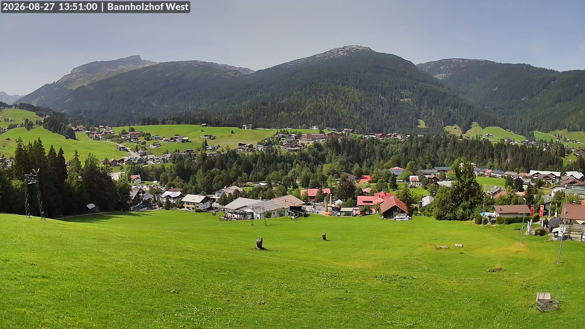Traffic Cam Gemeinde Mittelberg › South: Bannholzhof - Widderstein