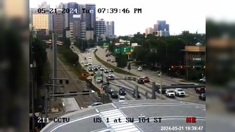 Traffic Cam Kendall: US-1 at Southwest 104th Street