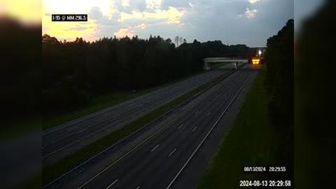 Traffic Cam Palm Coast: I-95 @ MM 296.5