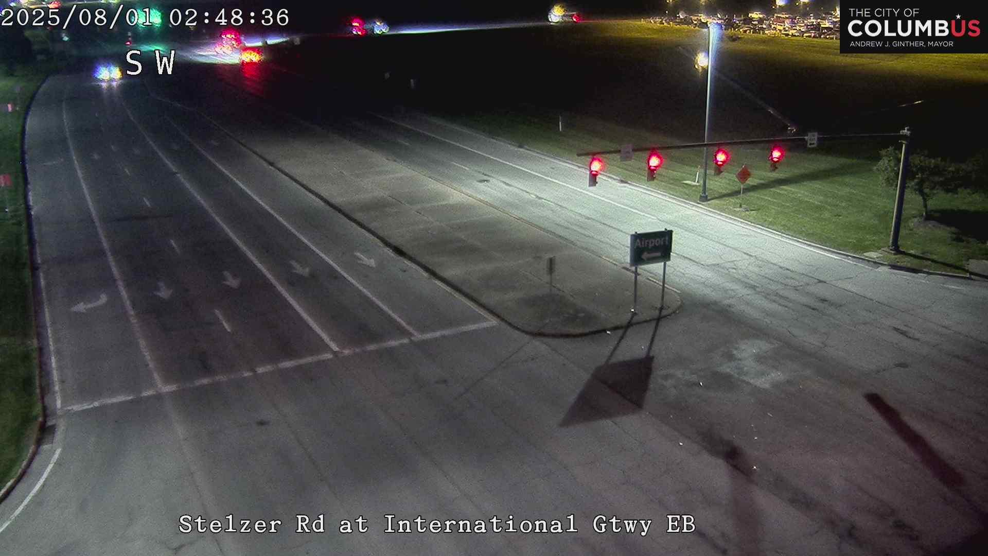 Traffic Cam Columbus: City of - Stelzer Rd at International Gateway EB