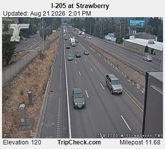 Traffic Cam Johnson City: I-205 at Strawberry
