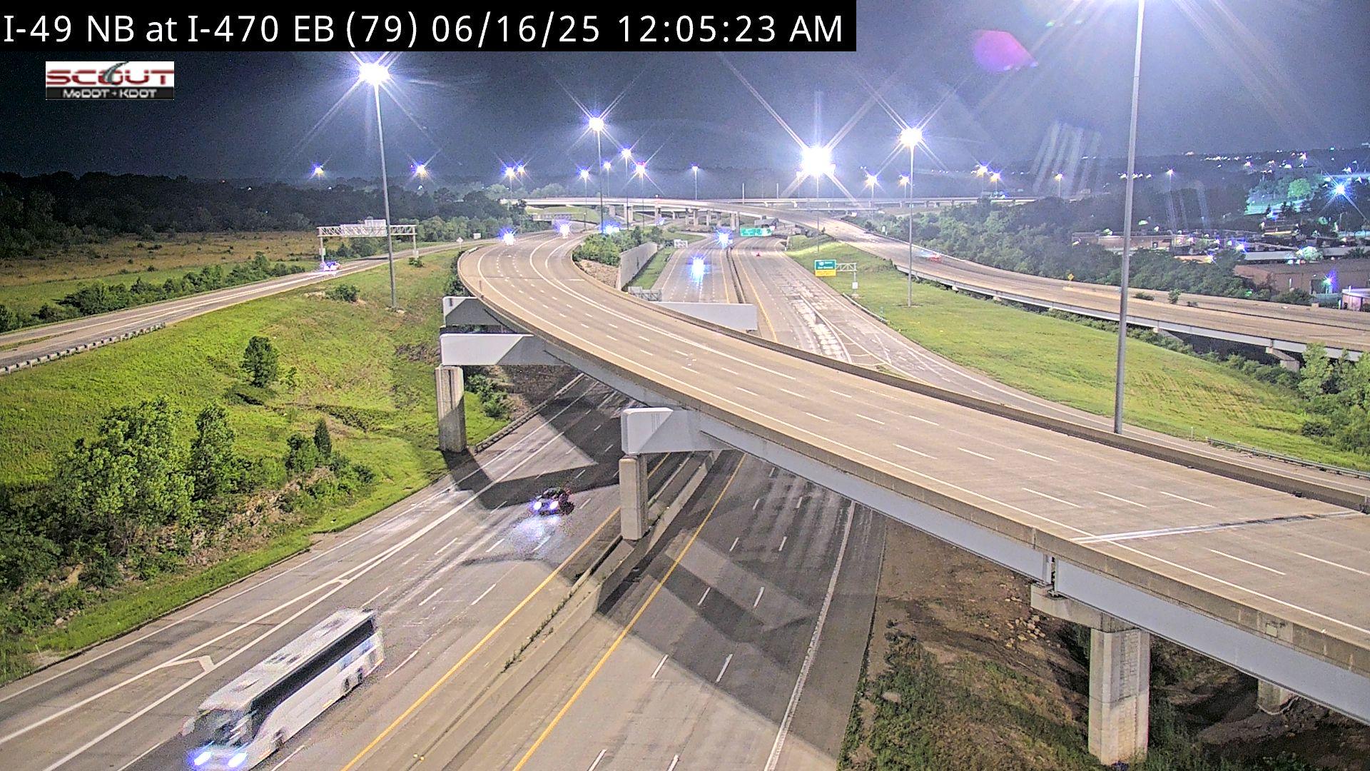 Traffic Cam Kansas City: I- N @ I- EB