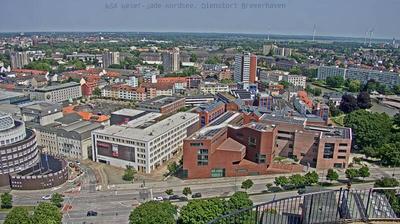Bremerhaven: Blick vom Richtfunkturm