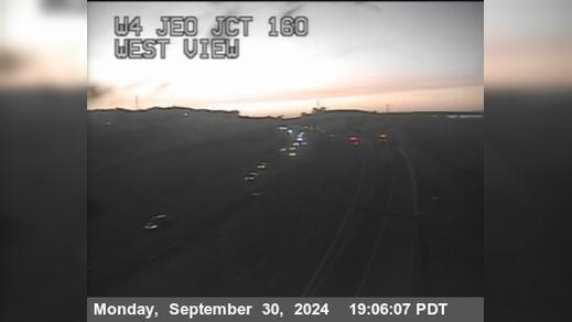 Traffic Cam Antioch › West: TV221 -- SR-4 : AT EOF JCT N160