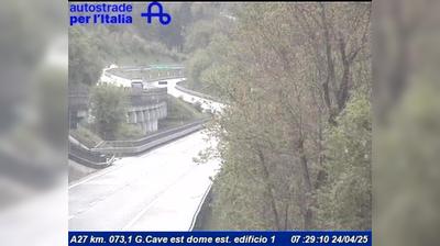 Preview delle webcam di Ponte nelle Alpi: A27 km. 073,1 G.Cave est dome est. edificio 1