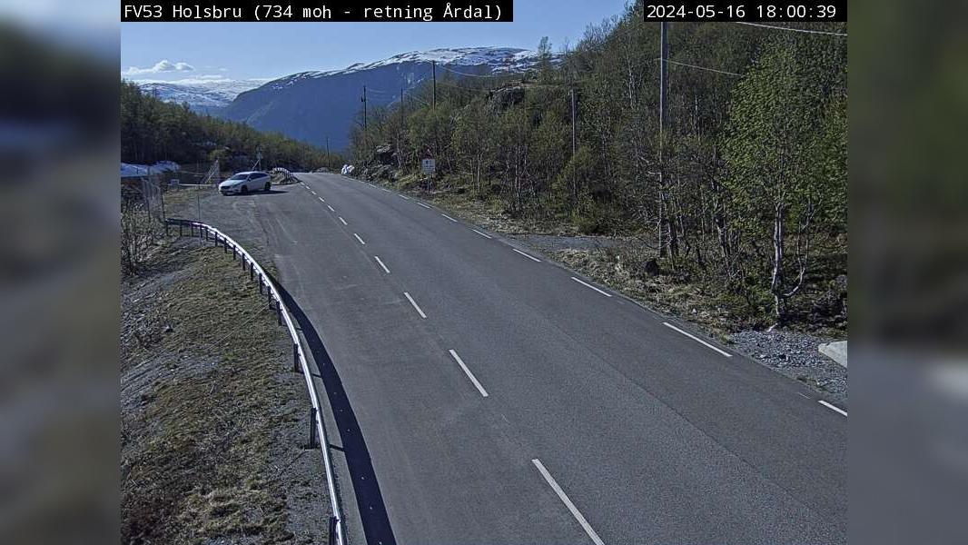 Traffic Cam Ovre Ardal: F53 Holsbru (Årdal)