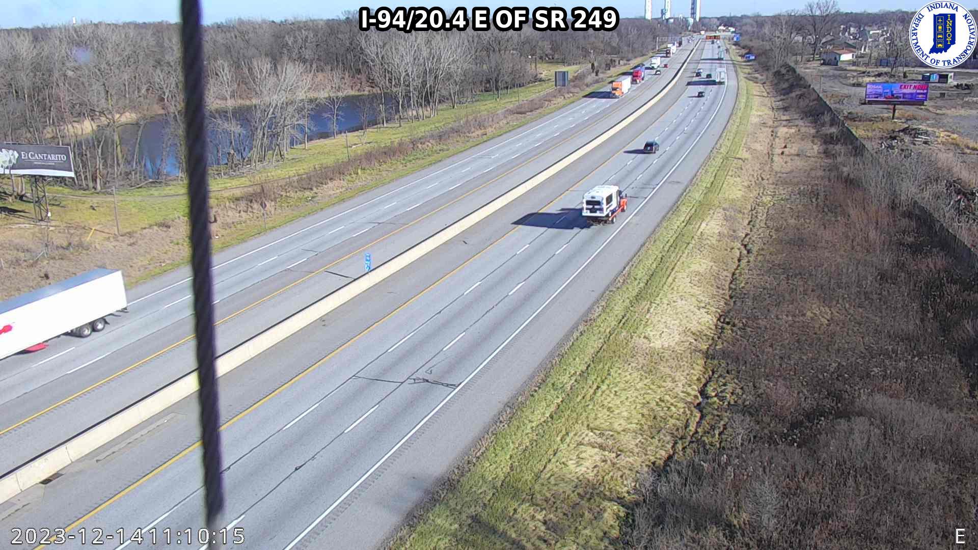 Traffic Cam Portage: I-94: I-94/20.4 E OF SR 249 : I-94/20.4 E OF SR 249