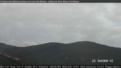 immagine della webcam nei dintorni di Monteroduni: webcam Piedimonte Matese