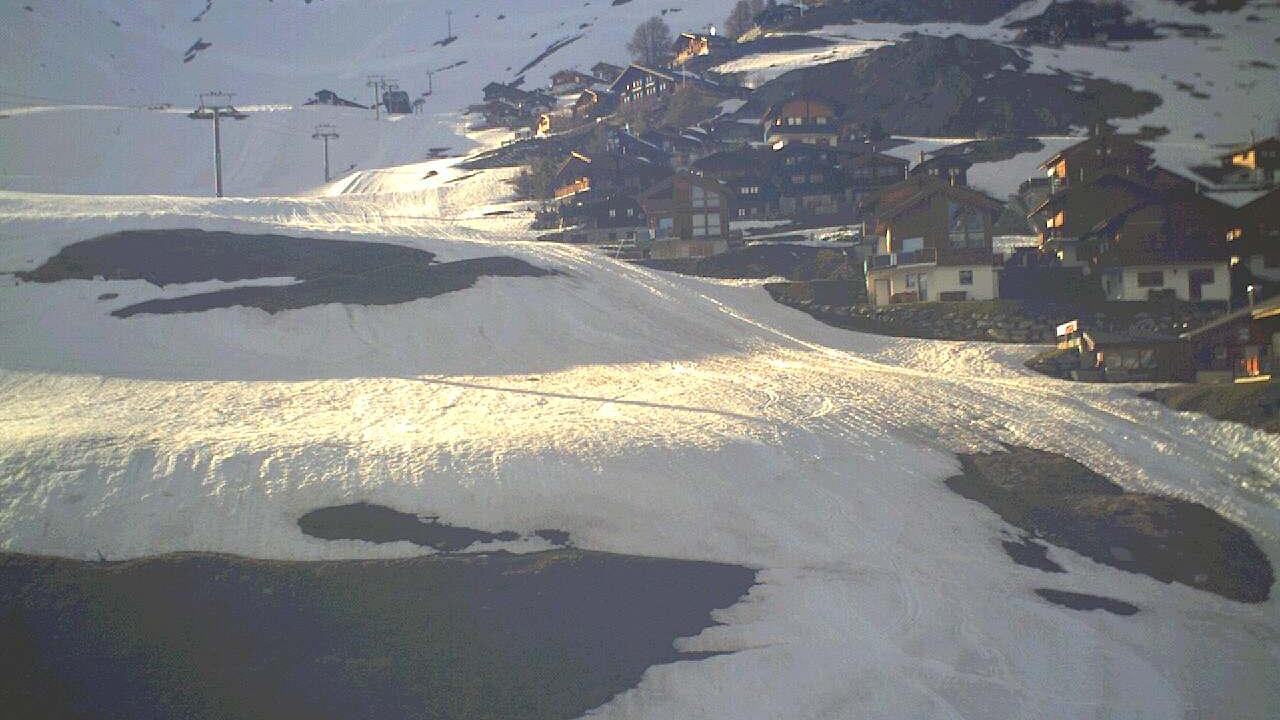 Lauchernalp ski slope