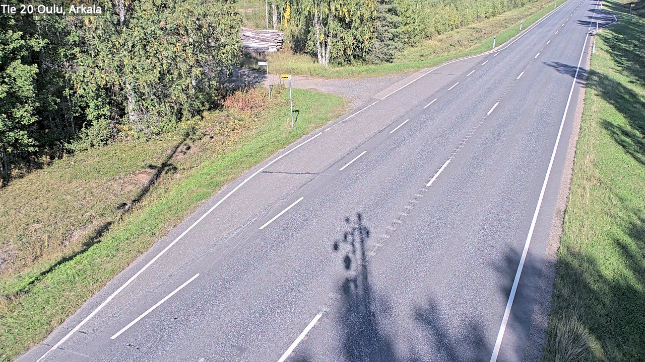 Traffic Cam Oulu: Tie - Arkala - Kuusamoon
