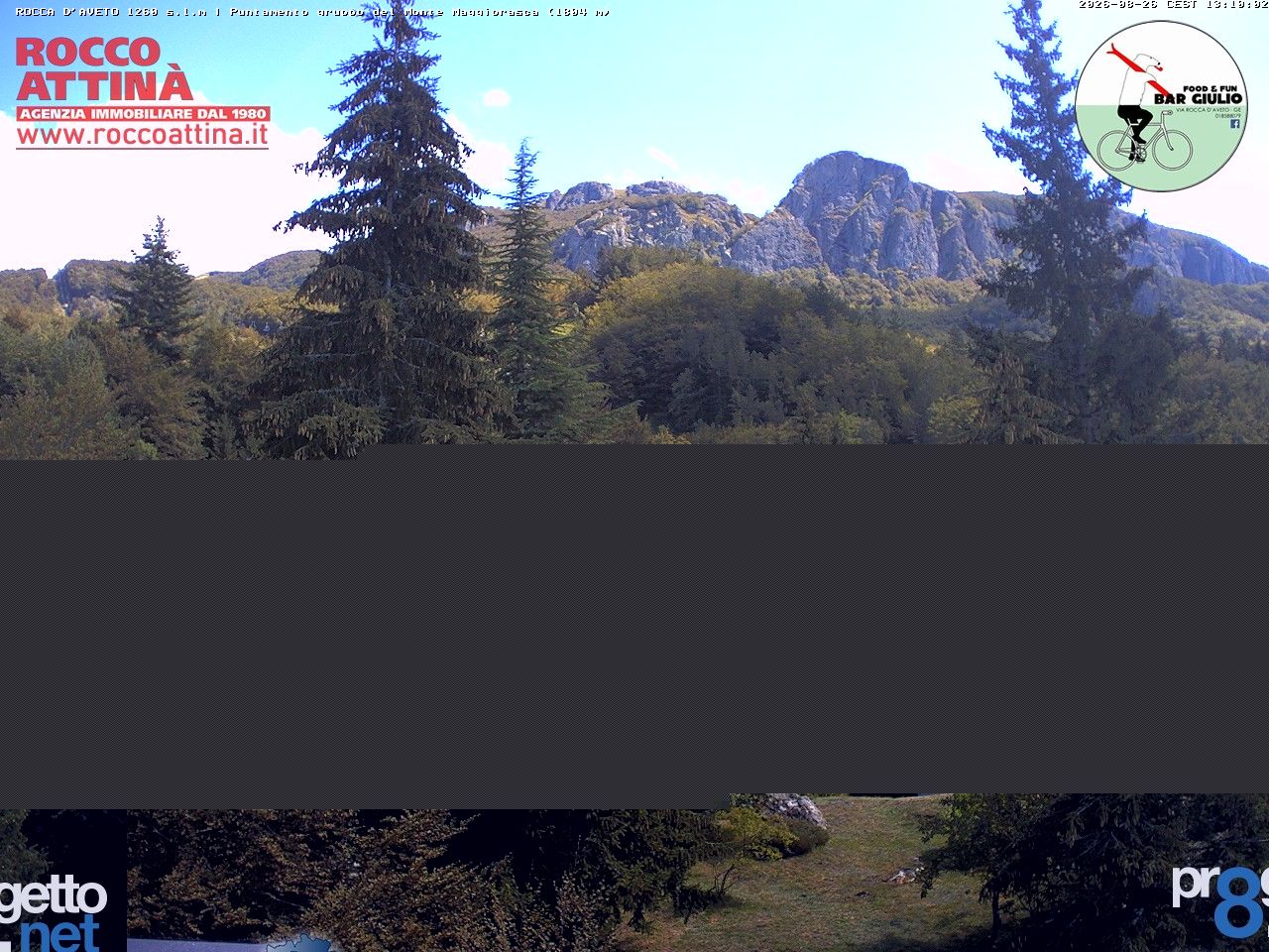 Traffic Cam Santo Stefano d'Aveto › North-East: Rocca d'Aveto