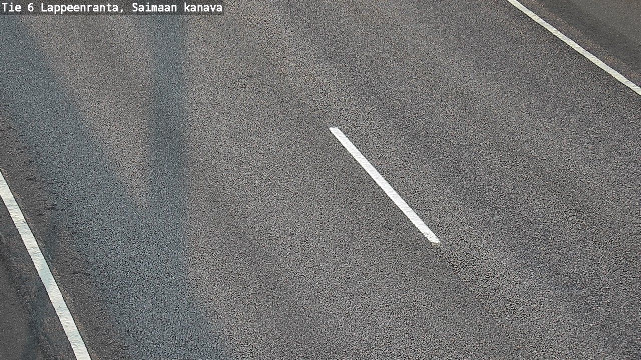 Traffic Cam Lappeenranta: Tie6 Saimaan kanava - Tienpinta