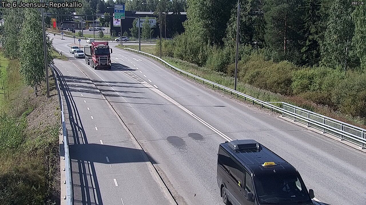 Traffic Cam Joensuu: Tie - Repokallio - Tie 74 Hukanhautaan