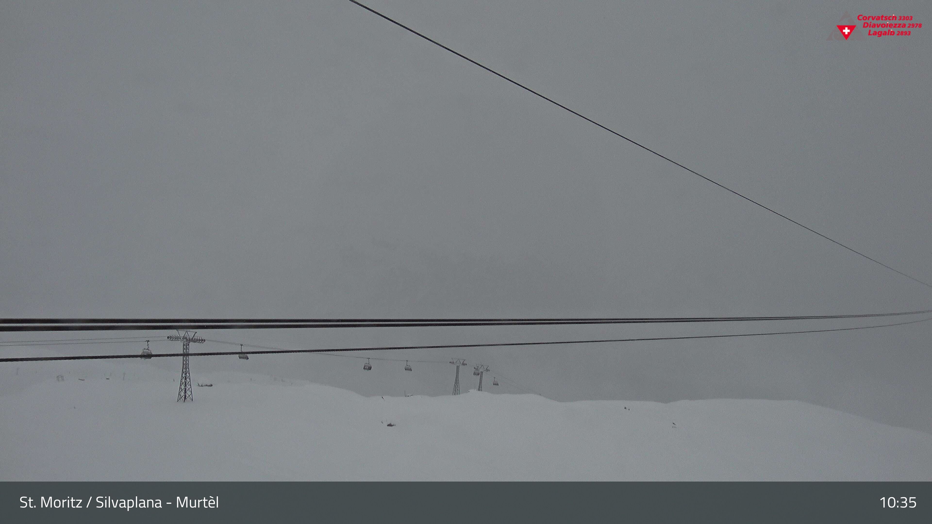 Silvaplana: Corvatsch - Mittelstation Murtèl, Silsersee