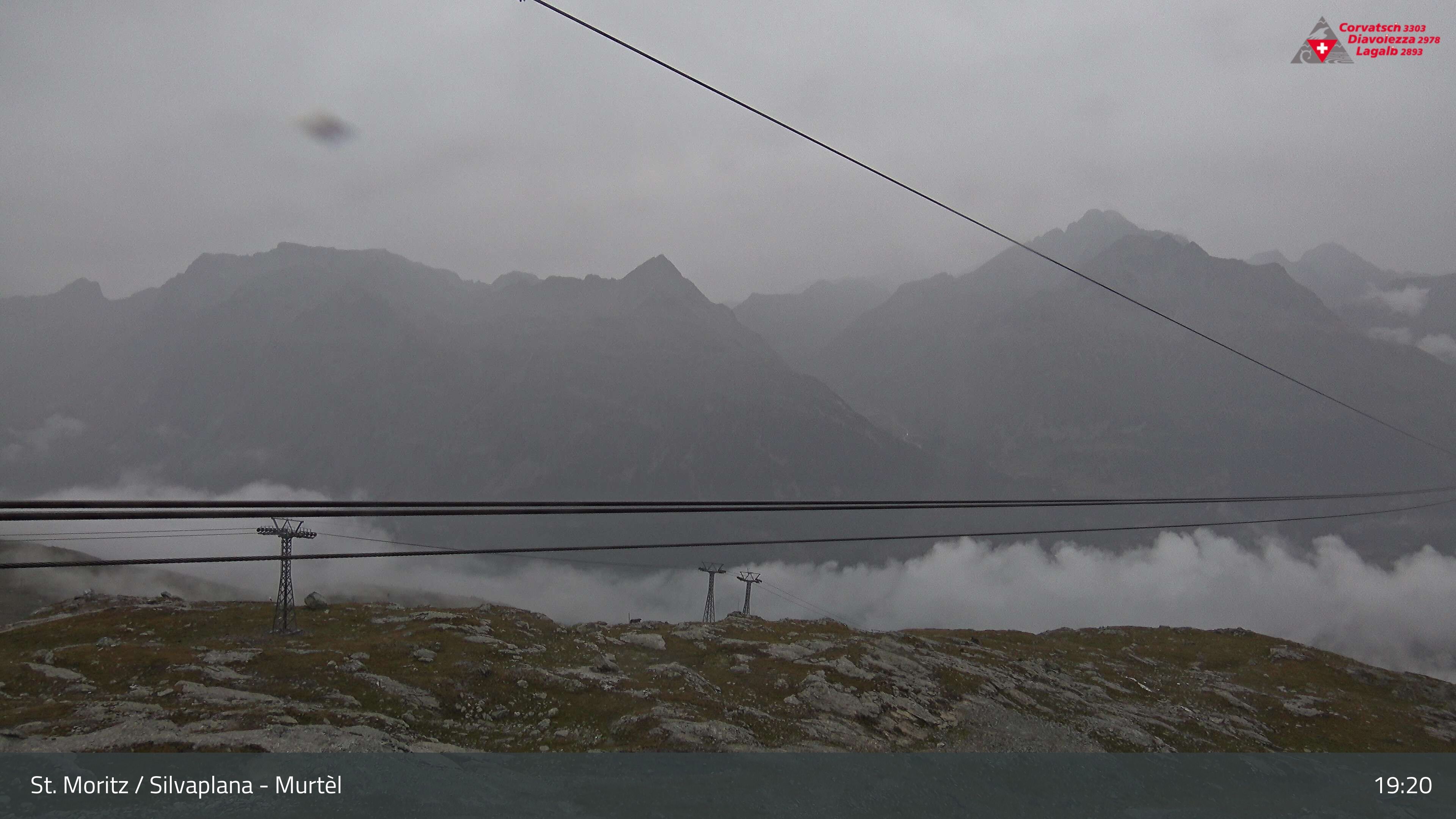 Silvaplana: Corvatsch - Mittelstation Murtèl, Silsersee