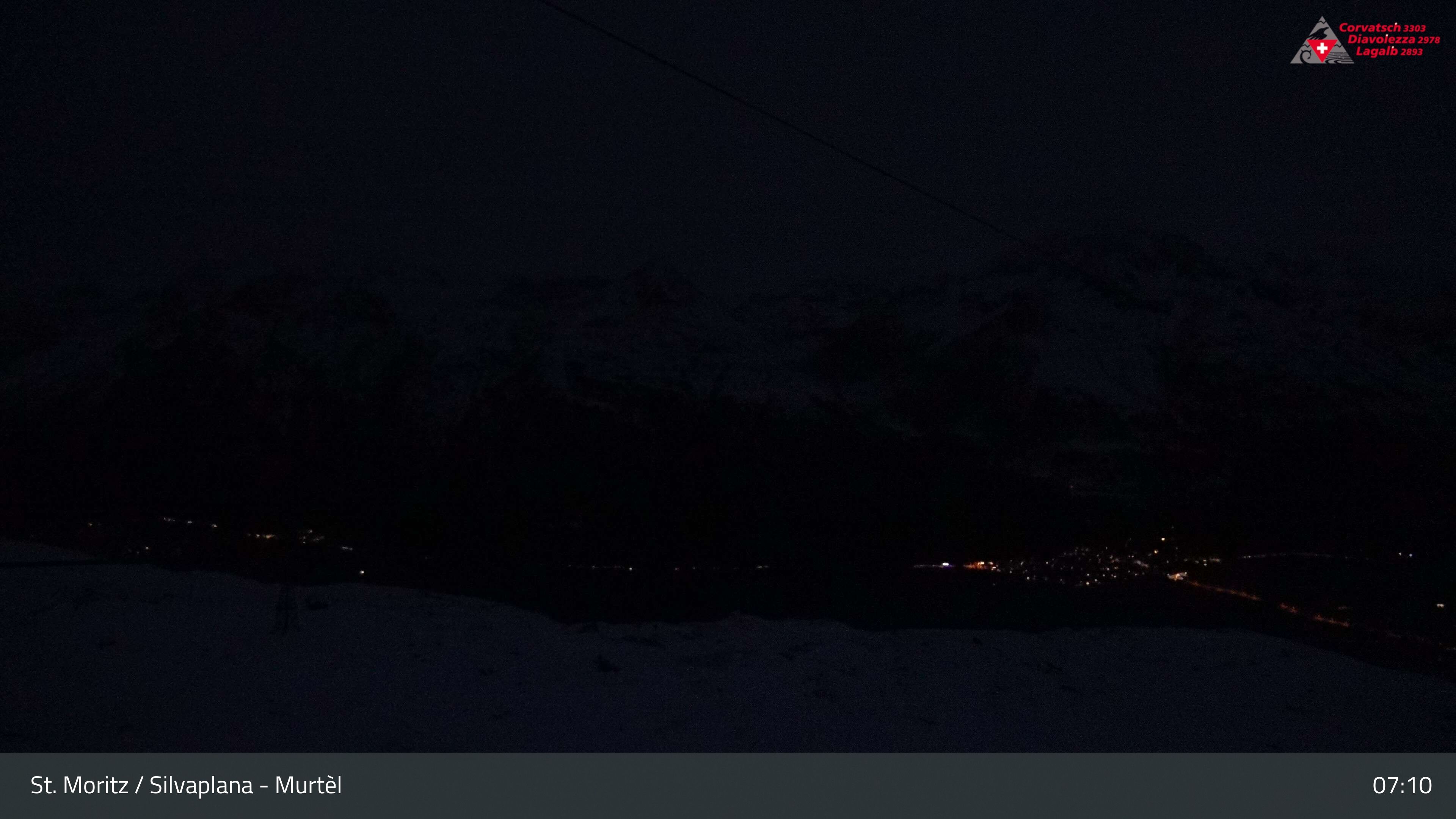 Silvaplana: Corvatsch - Mittelstation Murtèl, Silsersee