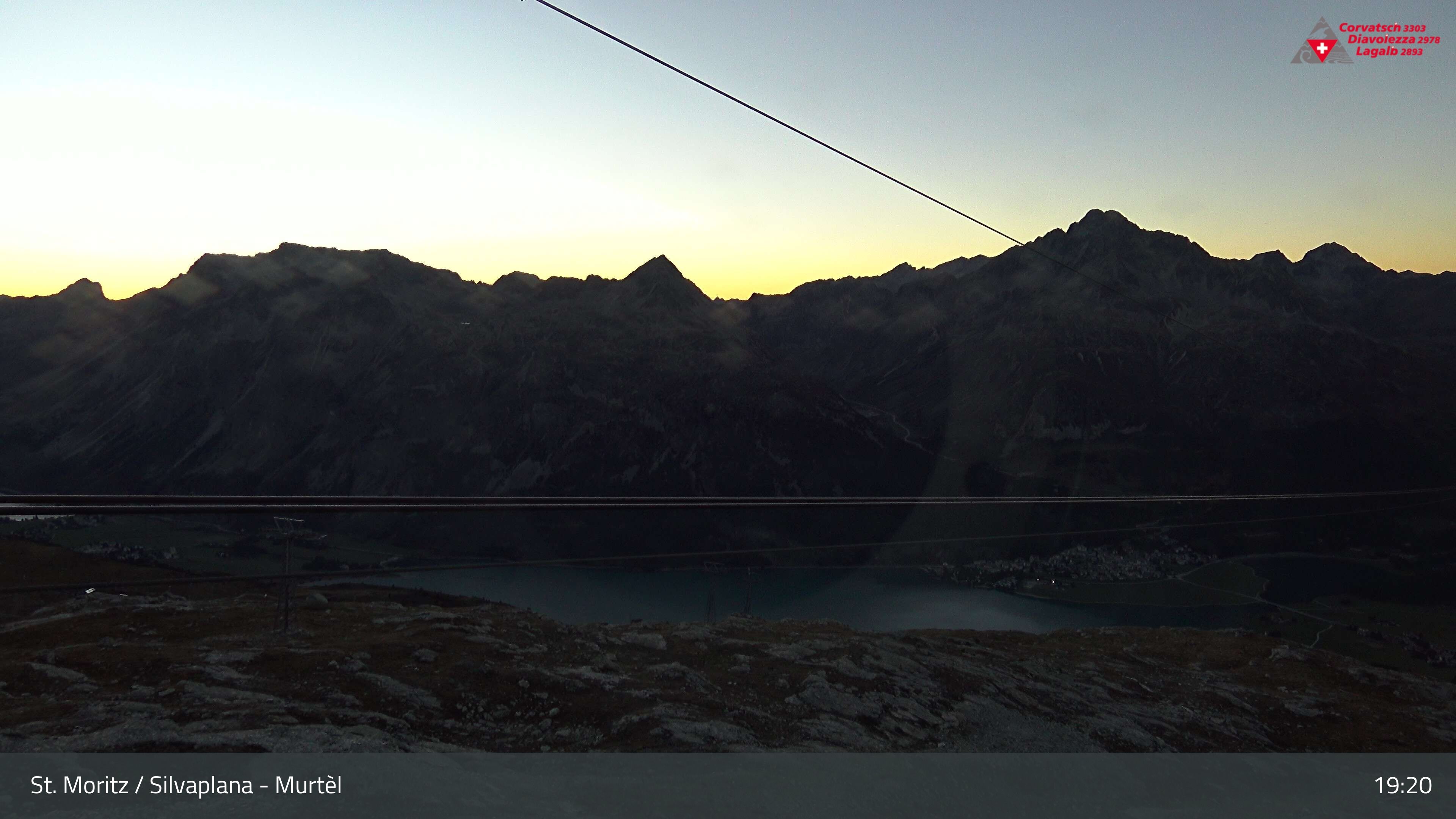 Silvaplana: Corvatsch - Mittelstation Murtèl, Silsersee