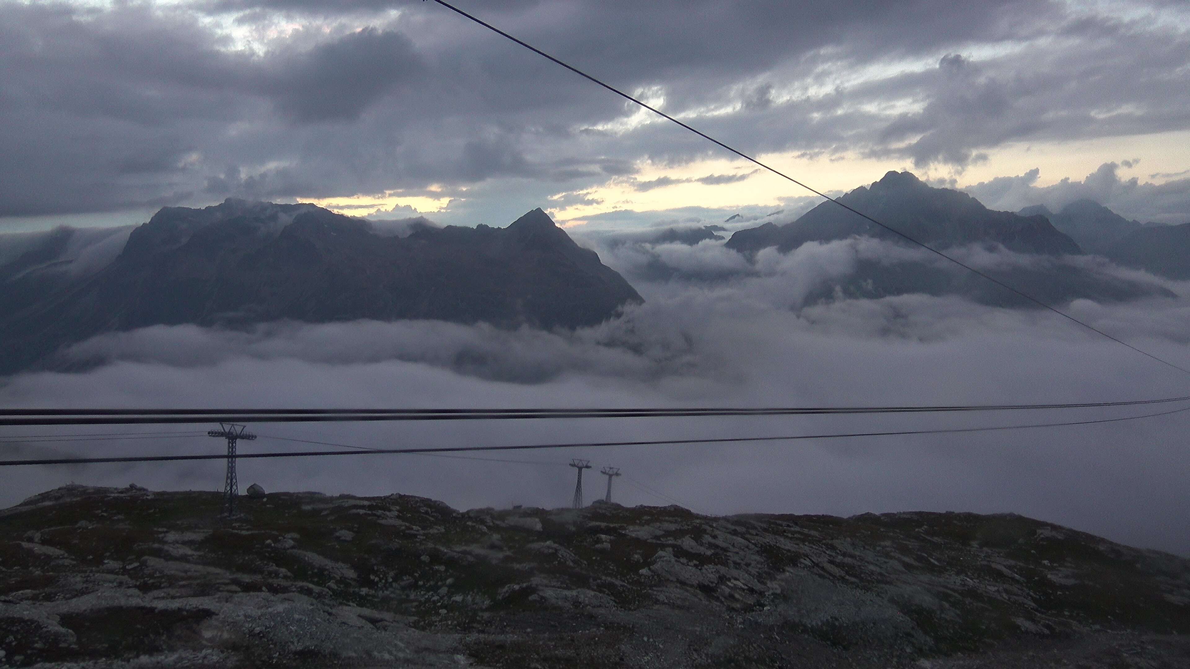 Silvaplana: Corvatsch - Mittelstation Murtèl, Silsersee