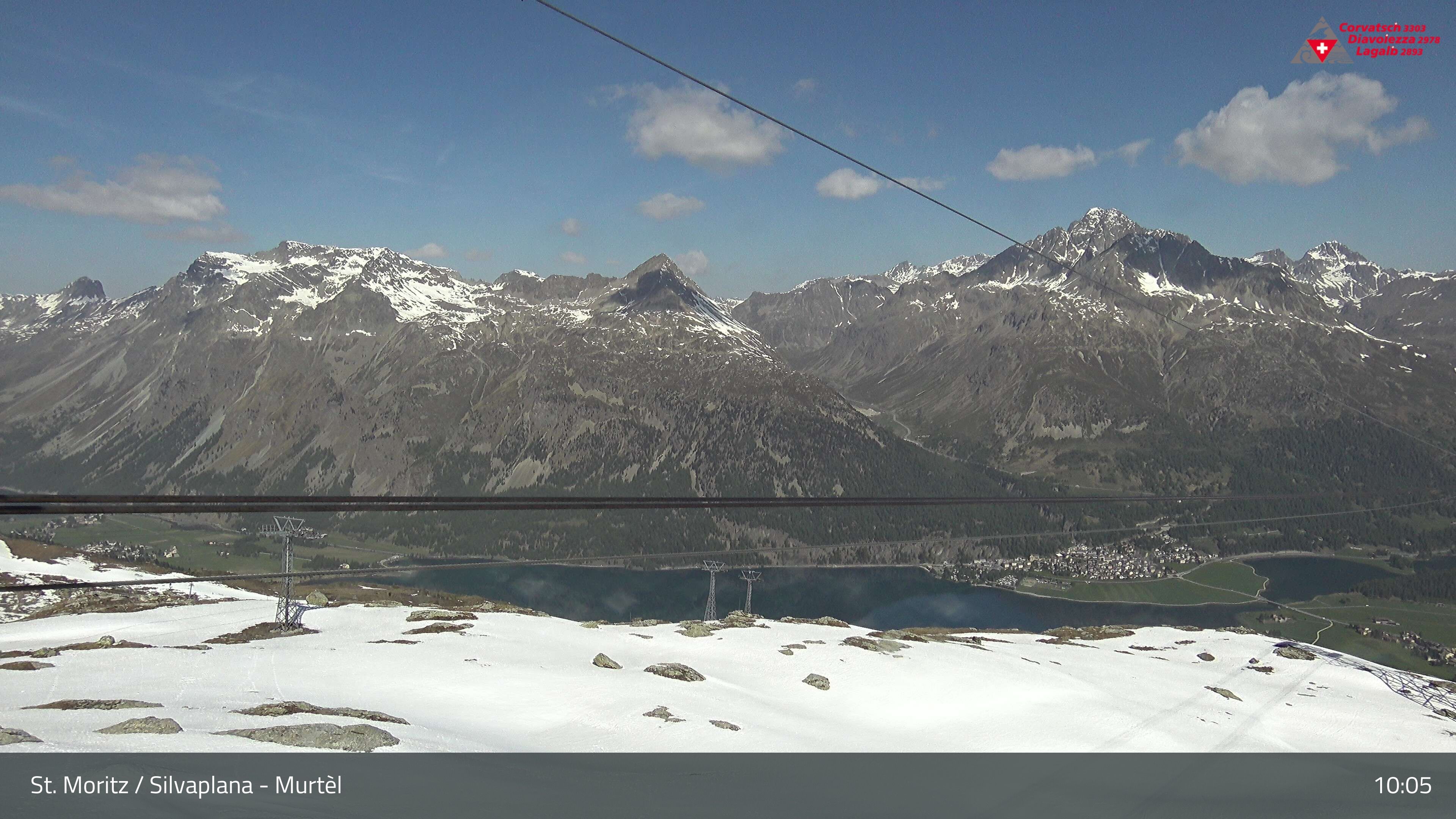 Silvaplana: Corvatsch - Mittelstation Murtèl, Silsersee