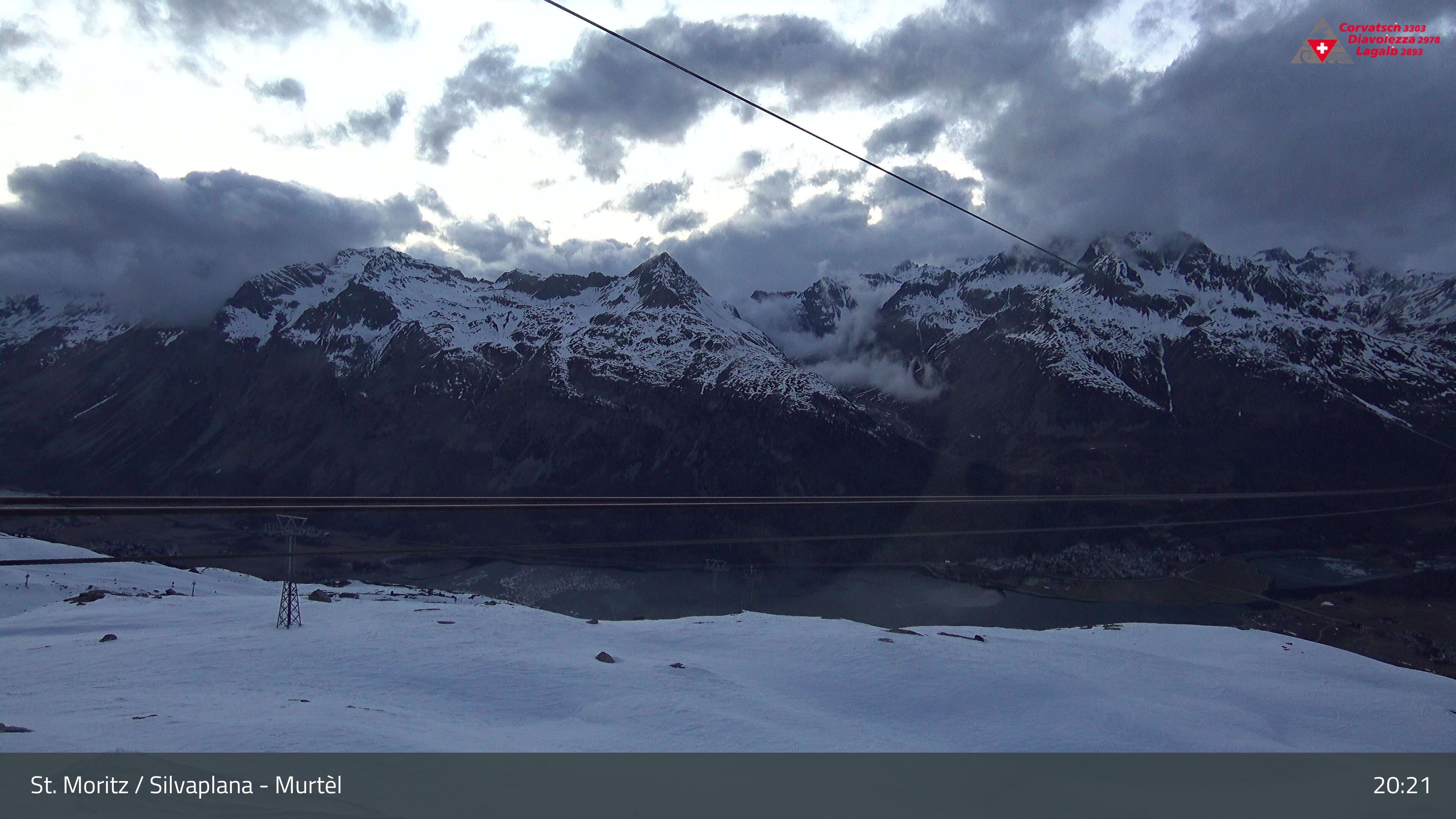 Silvaplana: Corvatsch - Mittelstation Murtèl, Silsersee