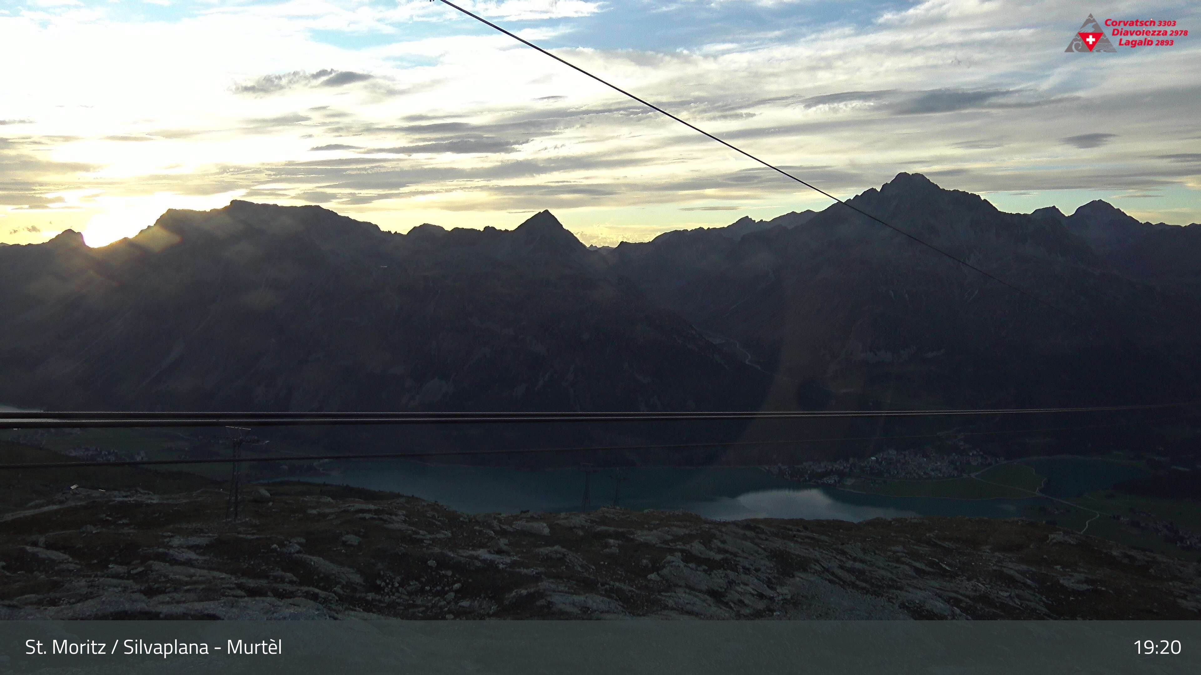 Silvaplana: Corvatsch - Mittelstation Murtèl, Silsersee