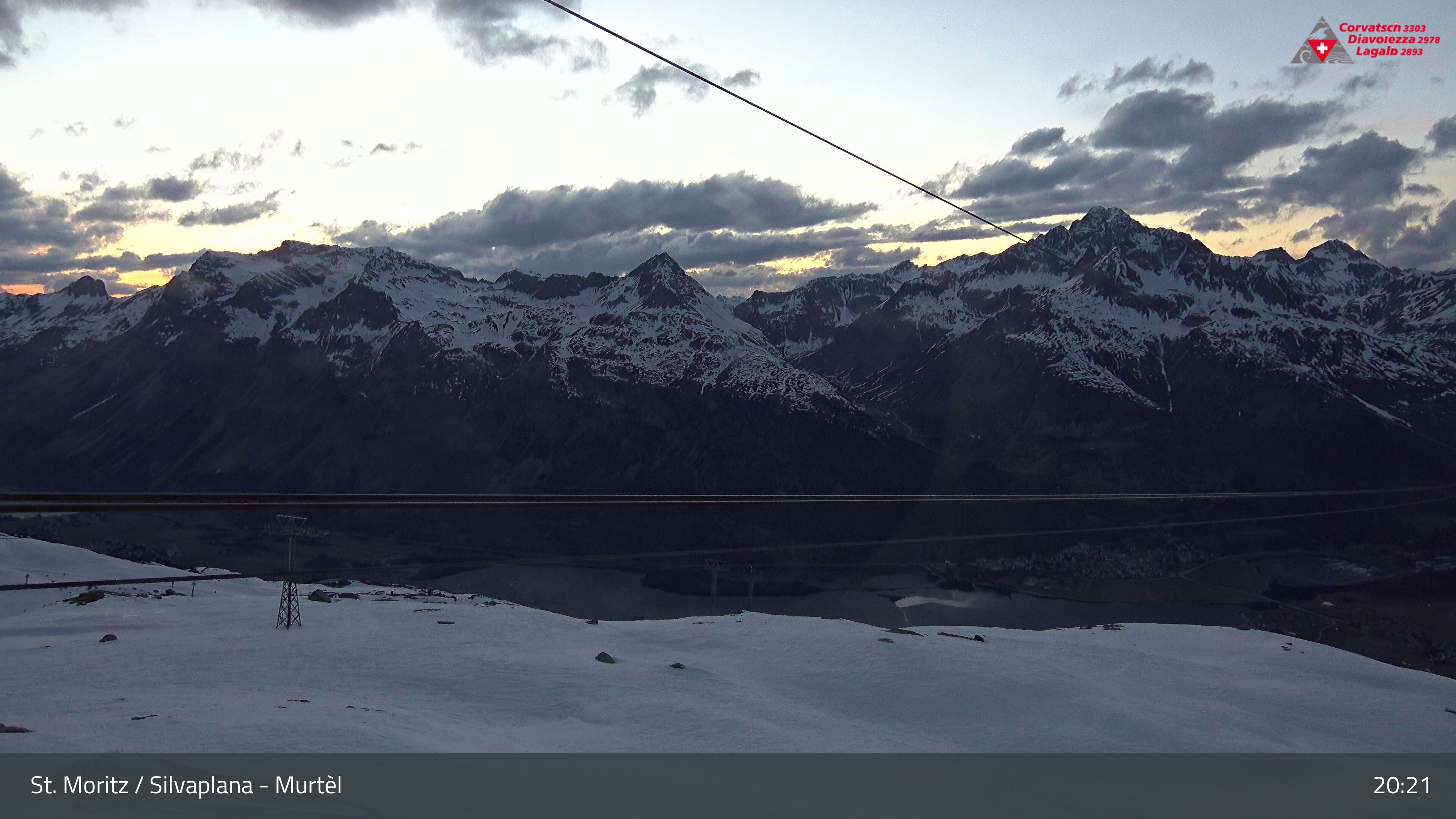 Silvaplana: Corvatsch - Mittelstation Murtèl, Silsersee