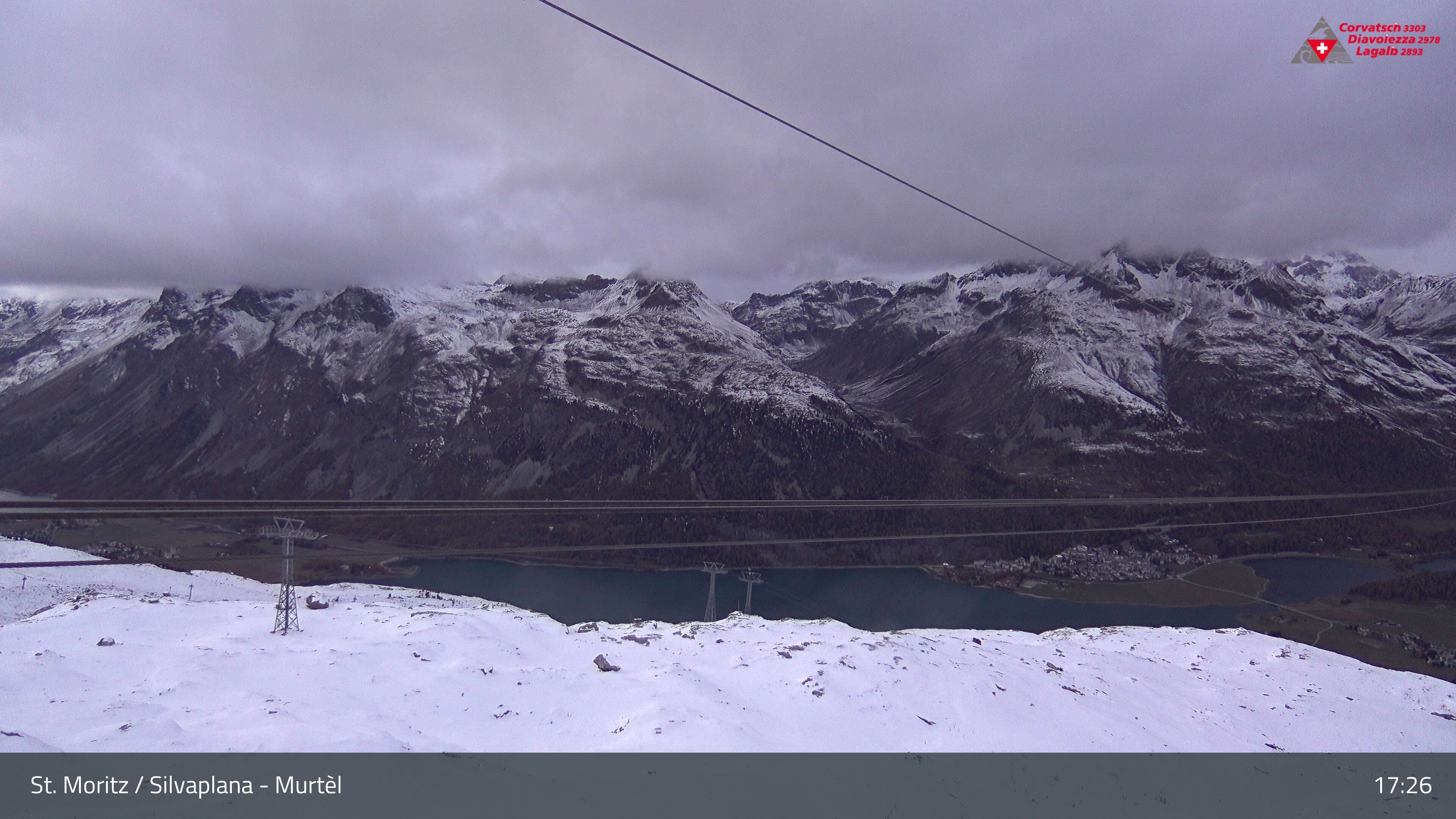 Silvaplana: Corvatsch - Mittelstation Murtèl, Silsersee