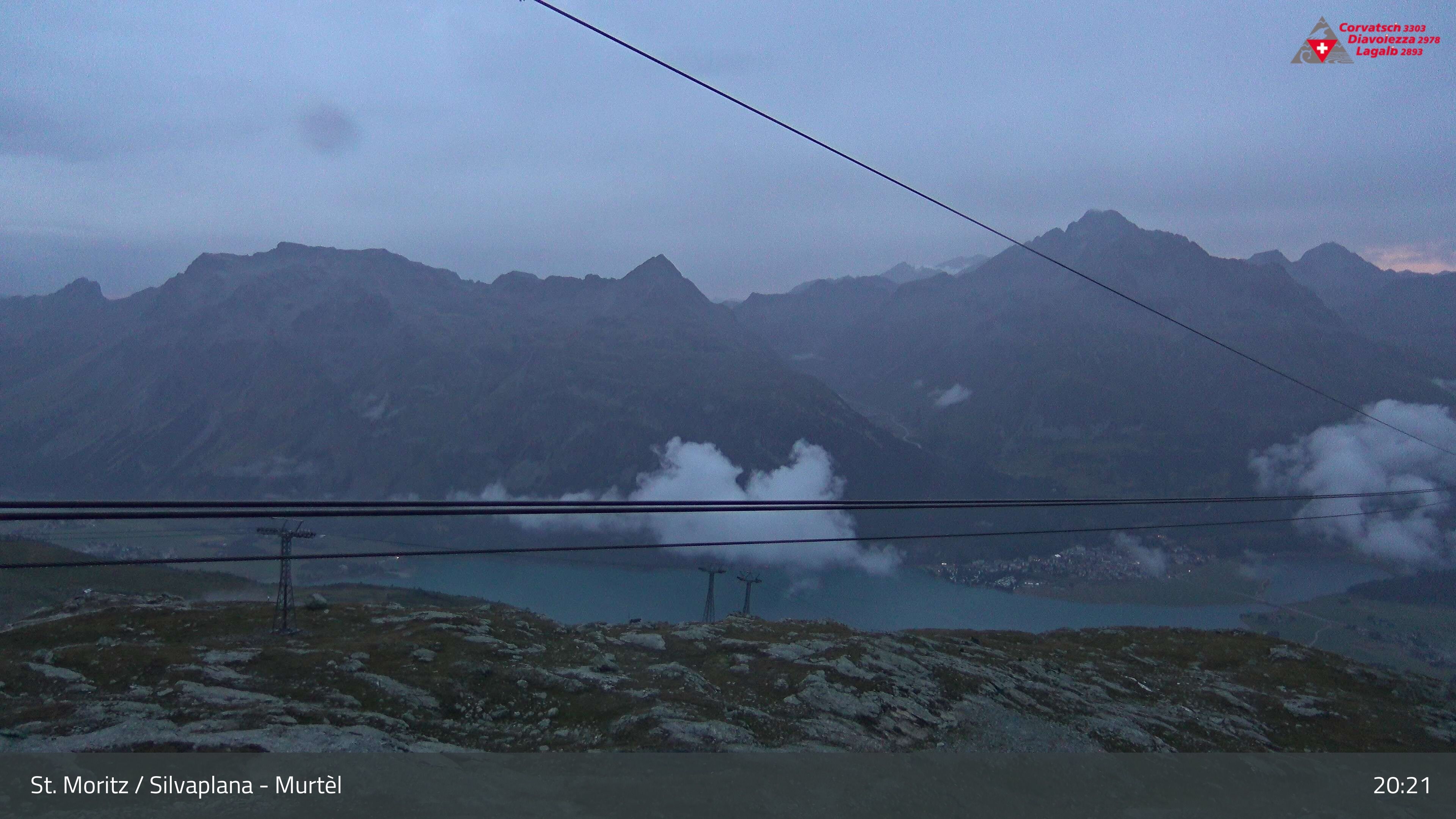 Silvaplana: Corvatsch - Mittelstation Murtèl, Silsersee