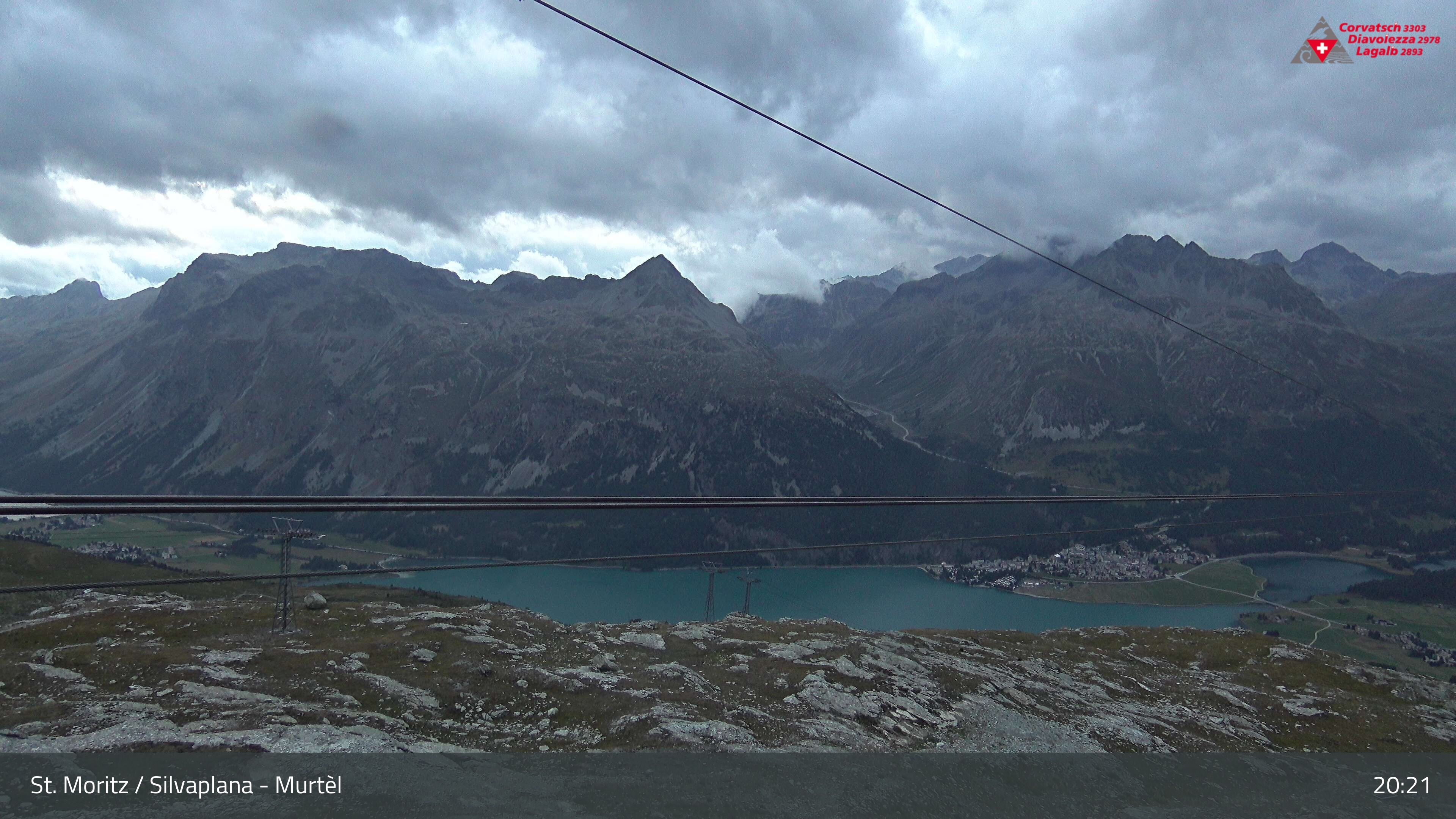 Silvaplana: Corvatsch - Mittelstation Murtèl, Silsersee