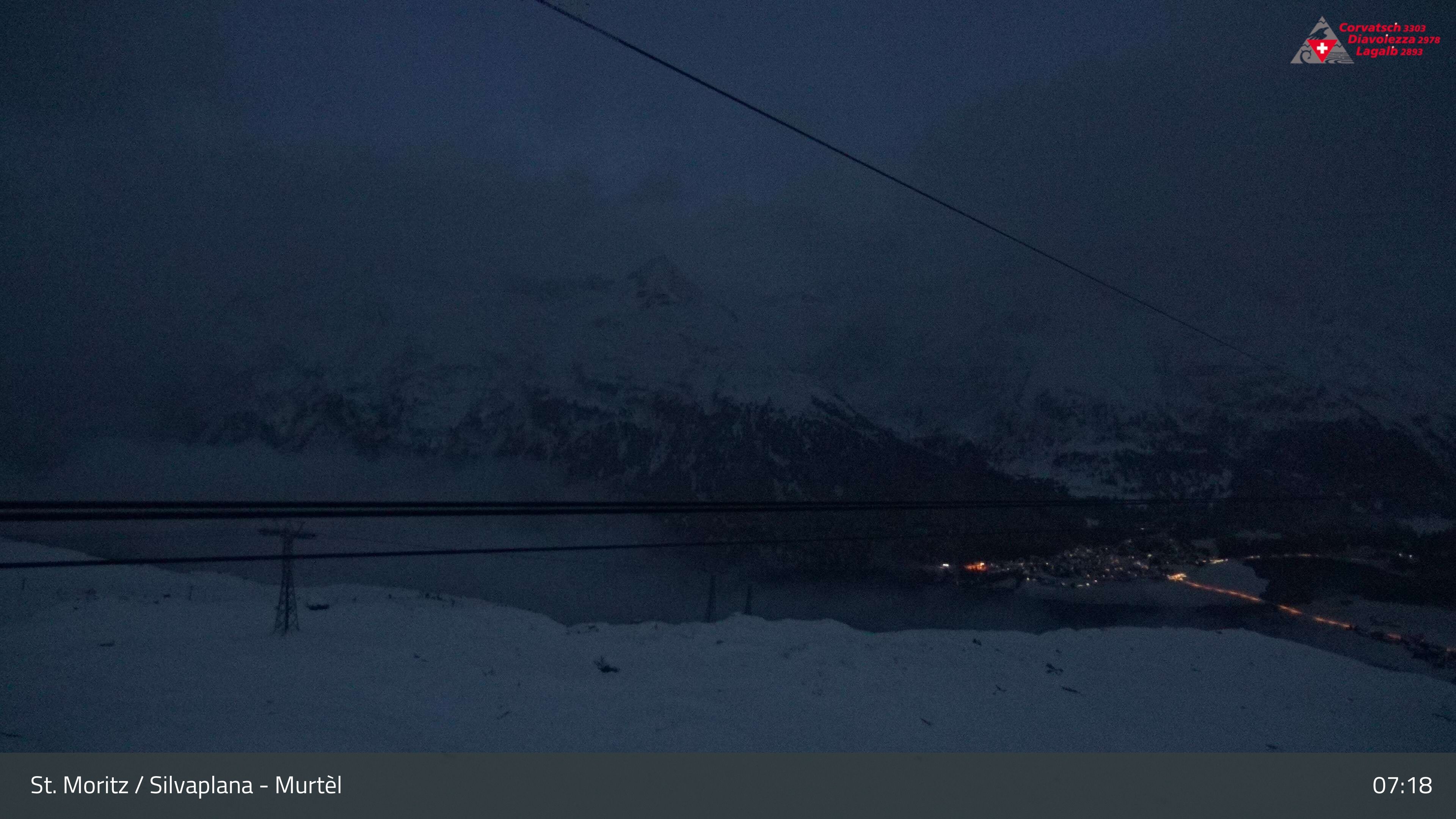 Silvaplana: Corvatsch - Mittelstation Murtèl, Silsersee