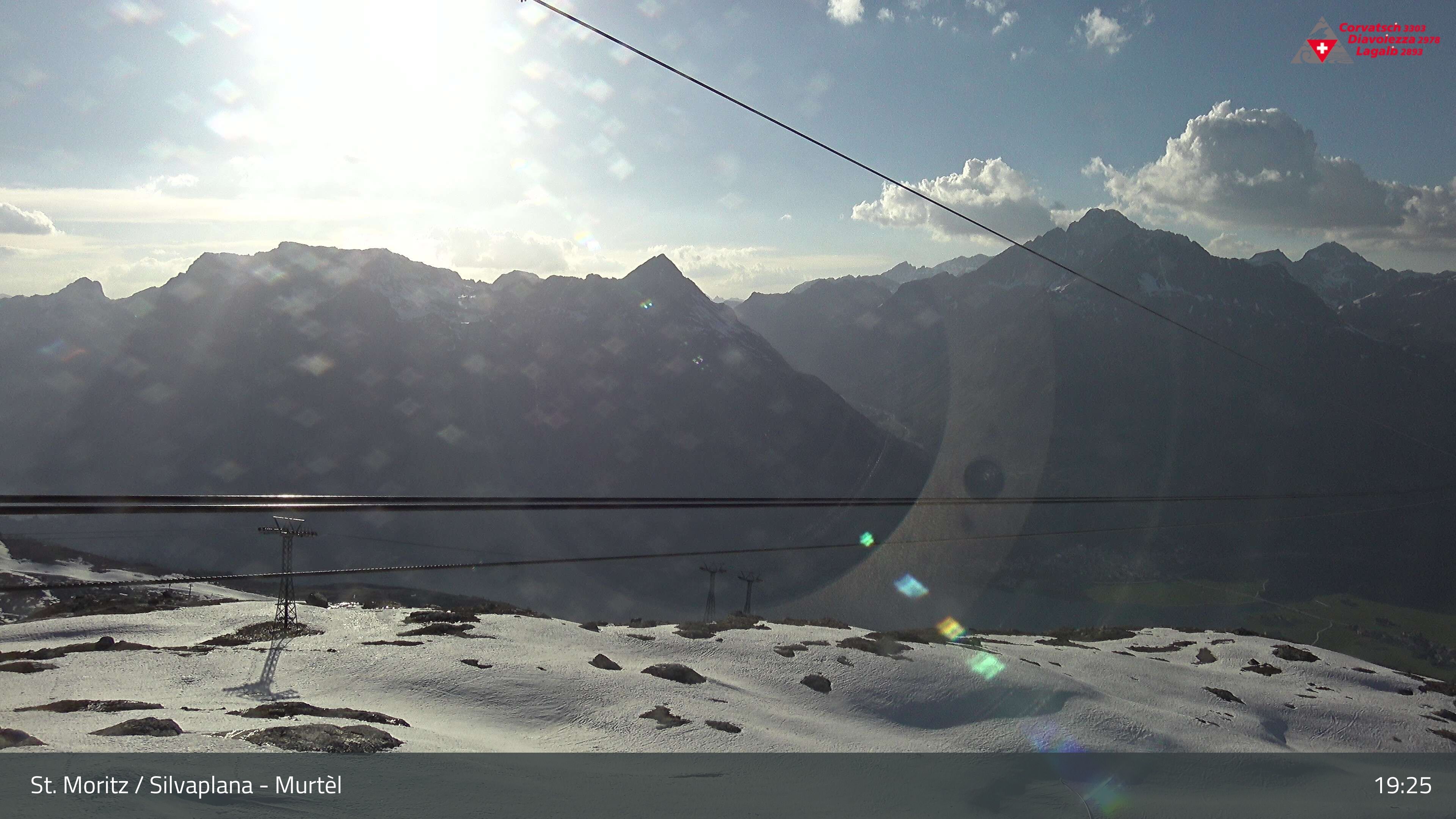 Silvaplana: Corvatsch - Mittelstation Murtèl, Silsersee