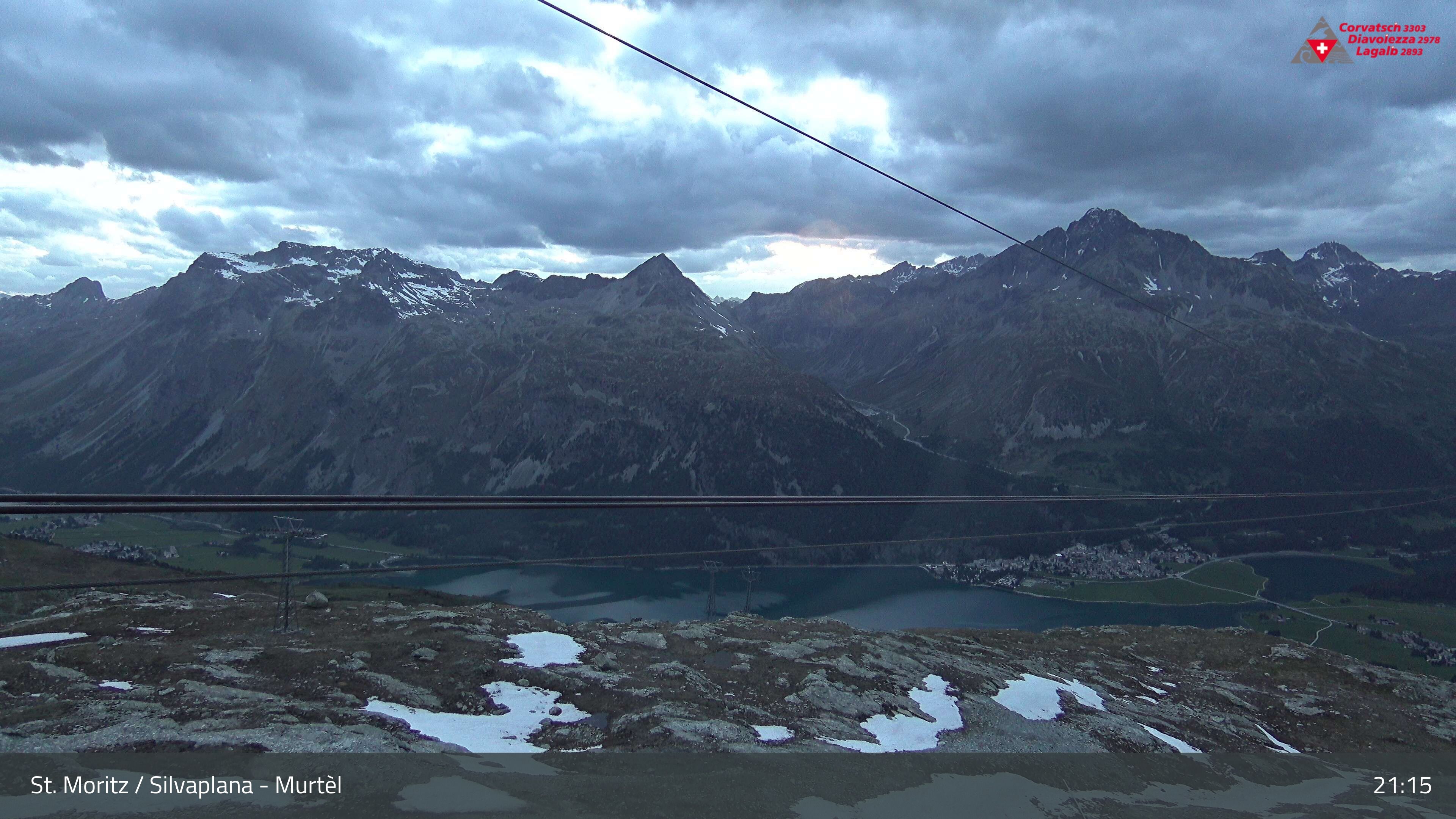Silvaplana: Corvatsch - Mittelstation Murtèl, Silsersee