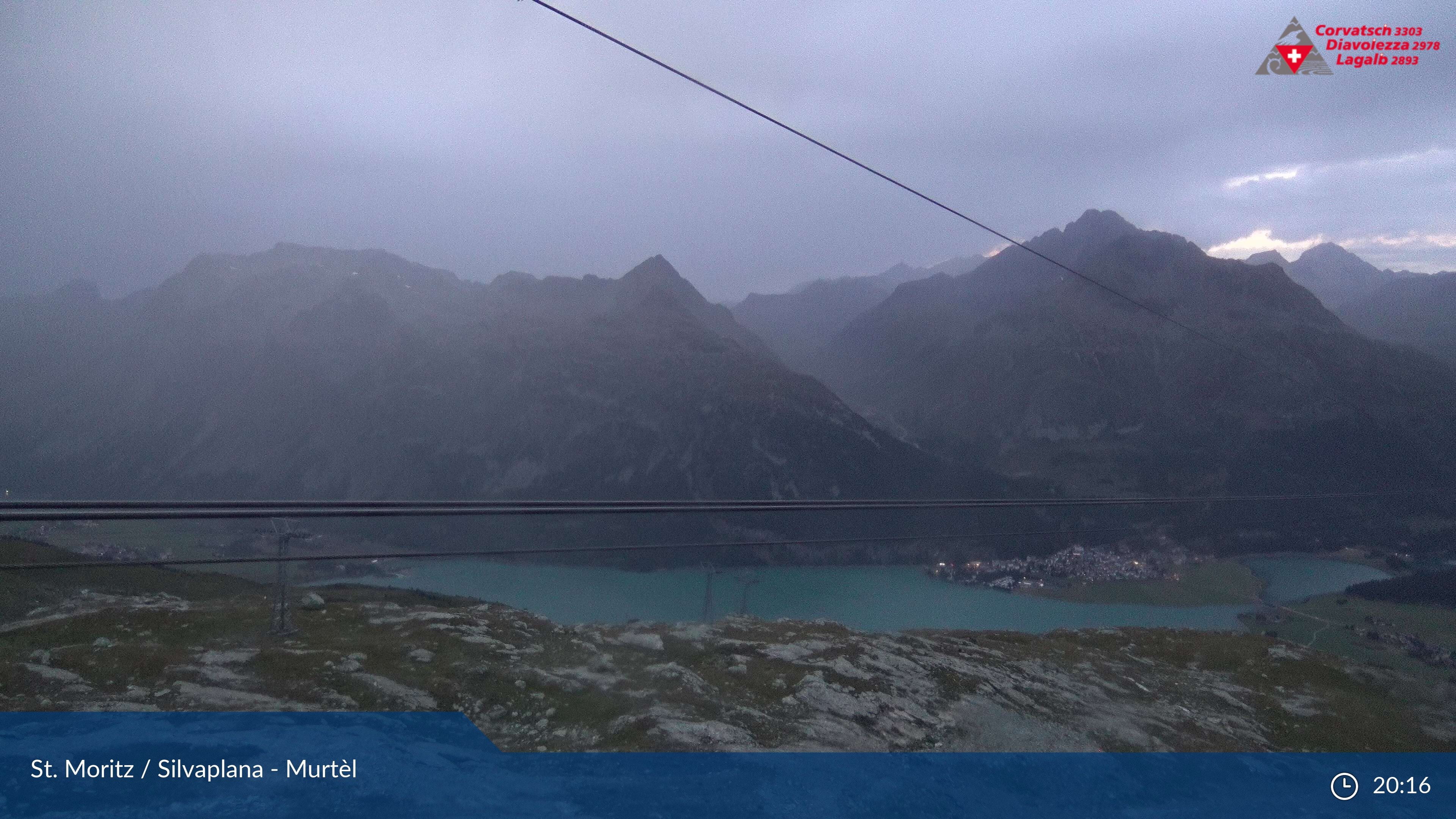 Silvaplana: Corvatsch - Mittelstation Murtèl, Silsersee