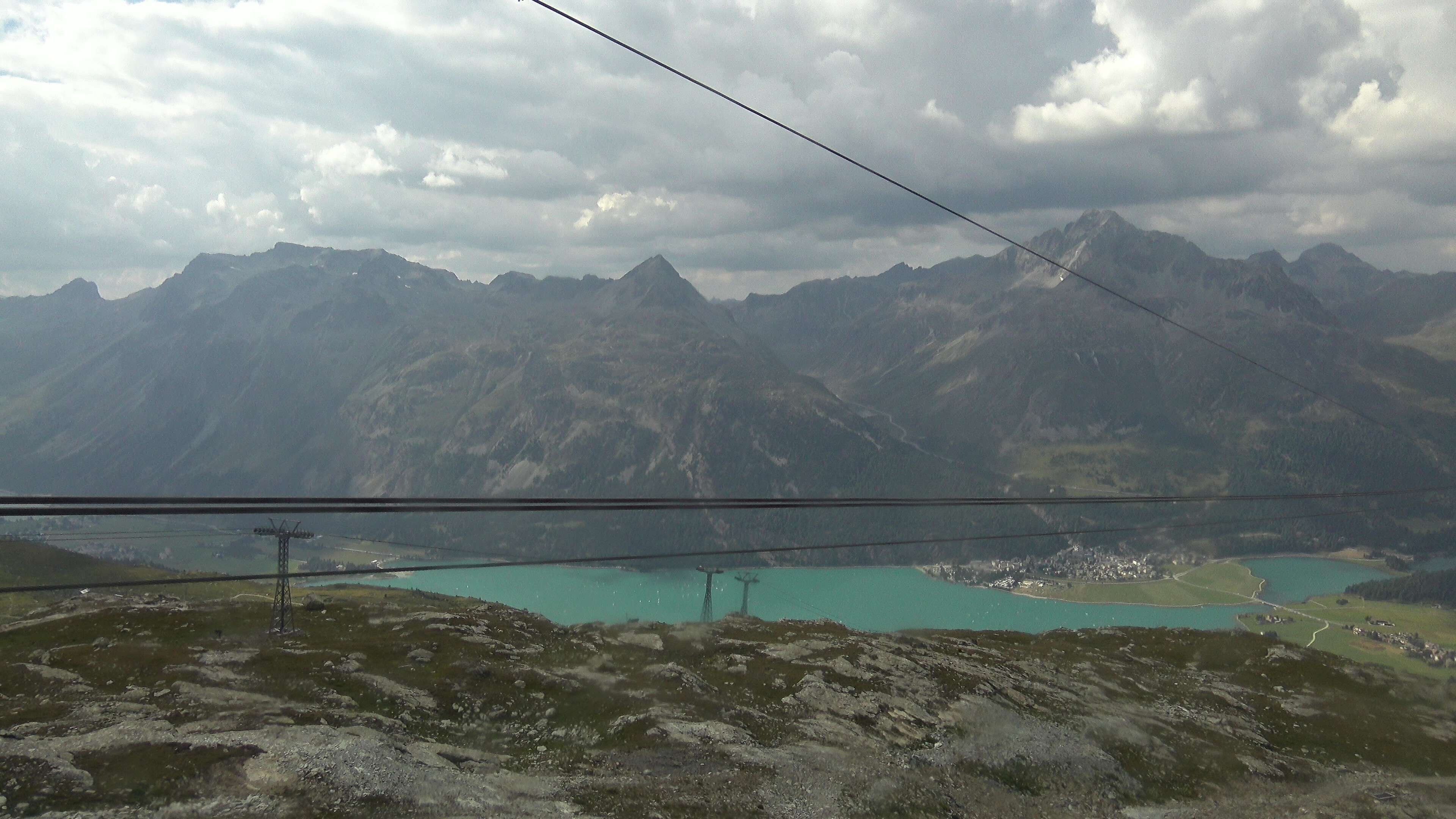 Silvaplana: Corvatsch - Mittelstation Murtèl, Silsersee