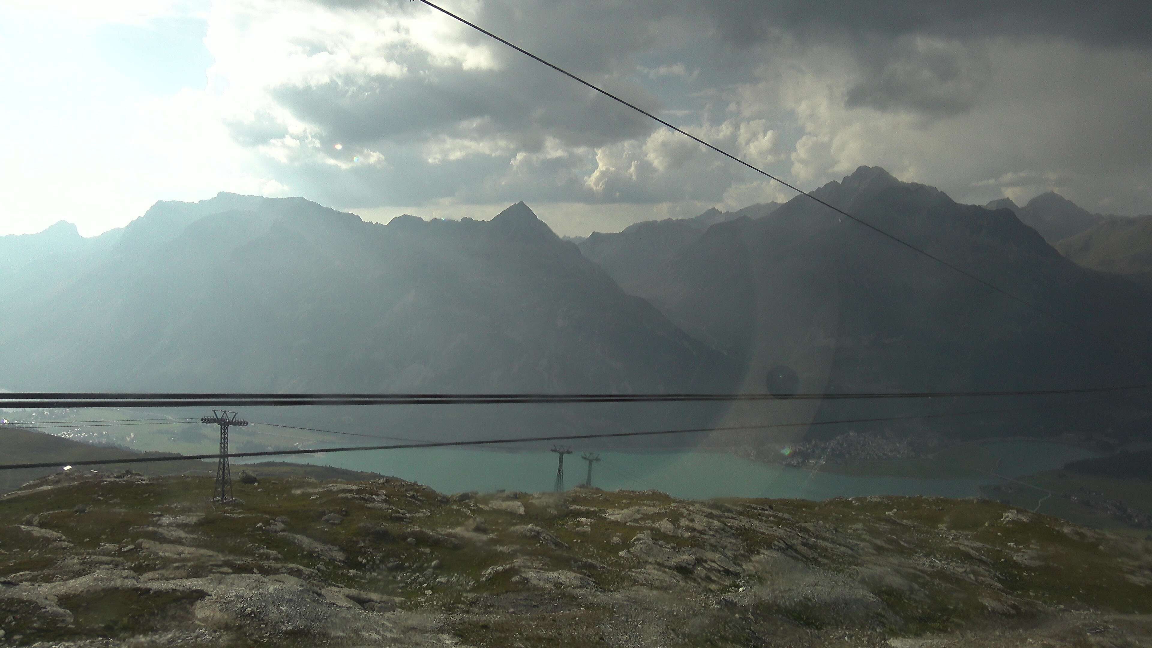 Silvaplana: Corvatsch - Mittelstation Murtèl, Silsersee