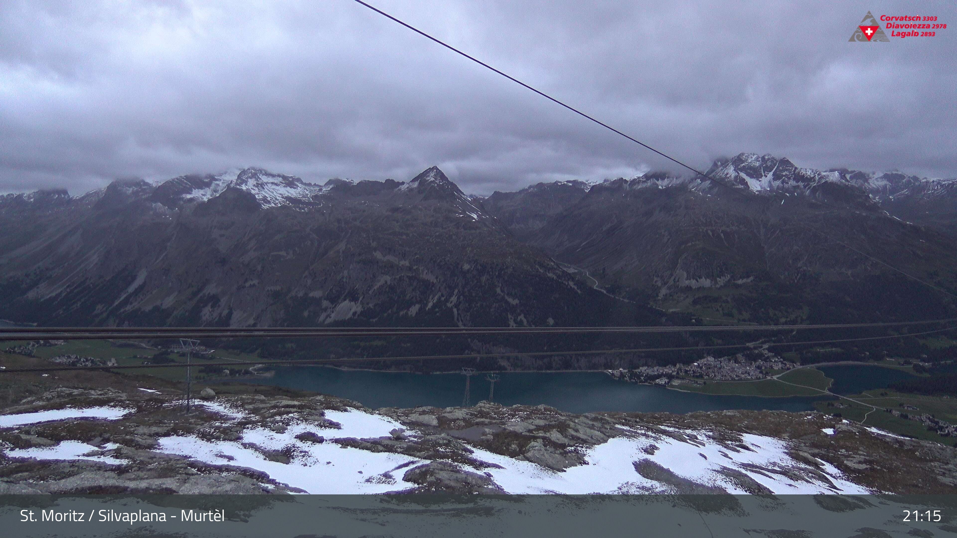 Silvaplana: Corvatsch - Mittelstation Murtèl, Silsersee