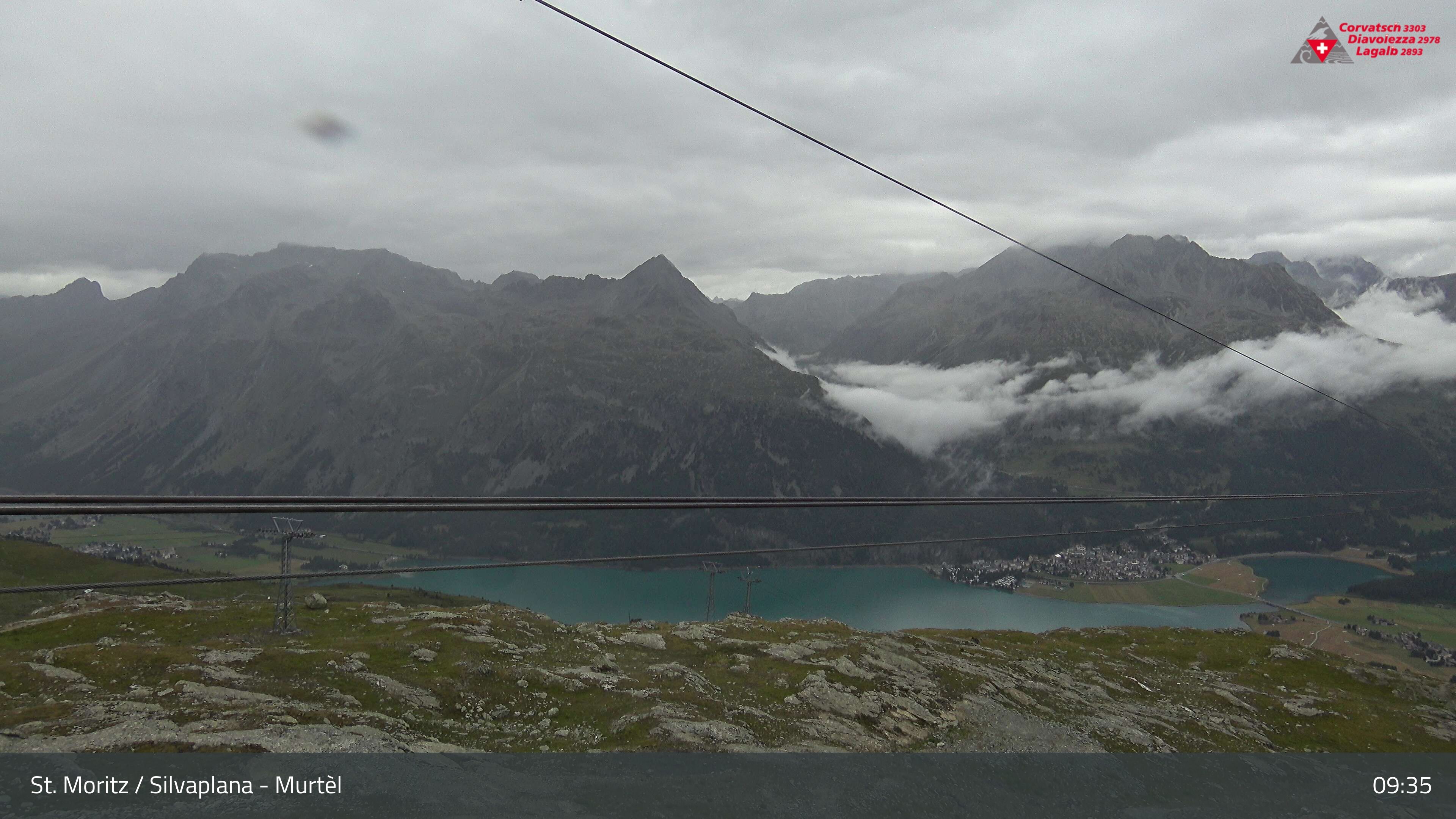 Silvaplana: Corvatsch - Mittelstation Murtèl, Silsersee