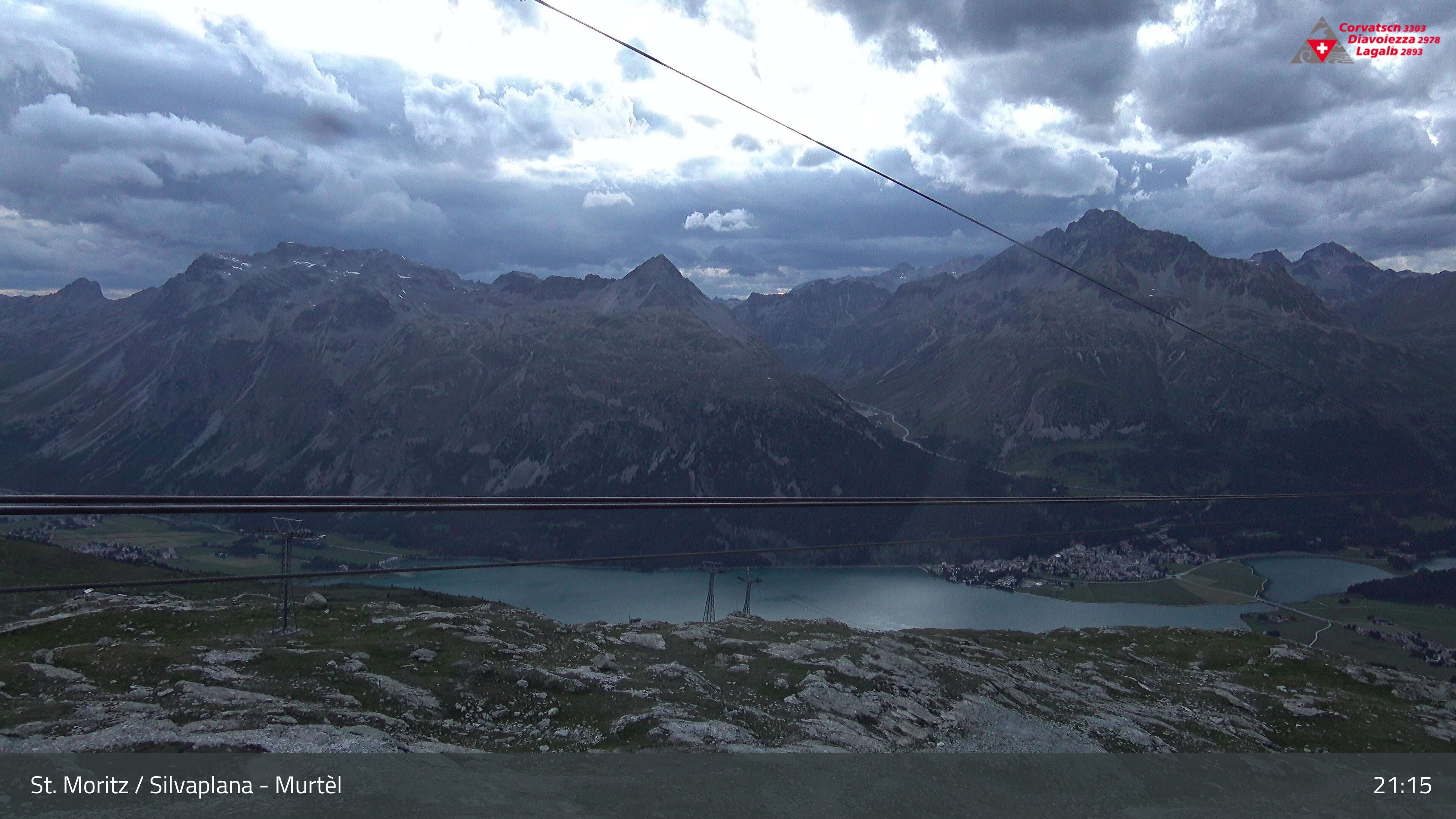 Silvaplana: Corvatsch - Mittelstation Murtèl, Silsersee