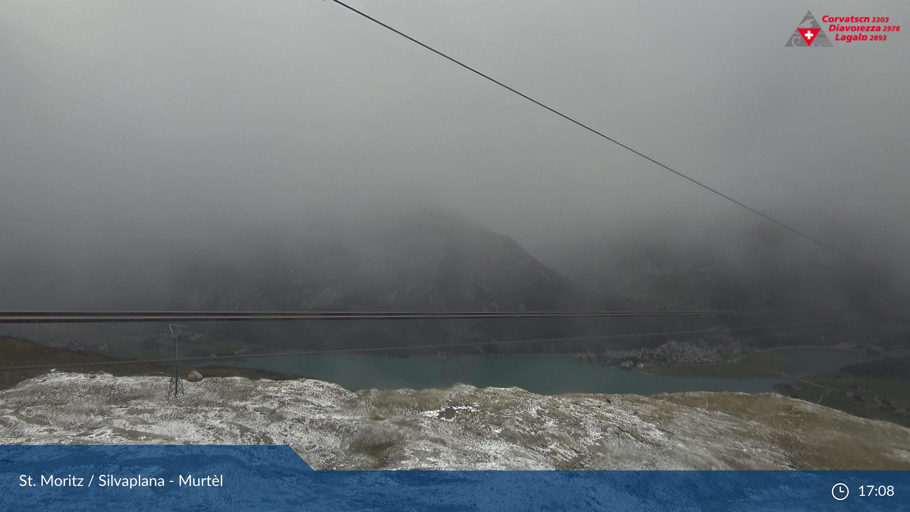 Silvaplana: Corvatsch - Mittelstation Murtèl, Silsersee