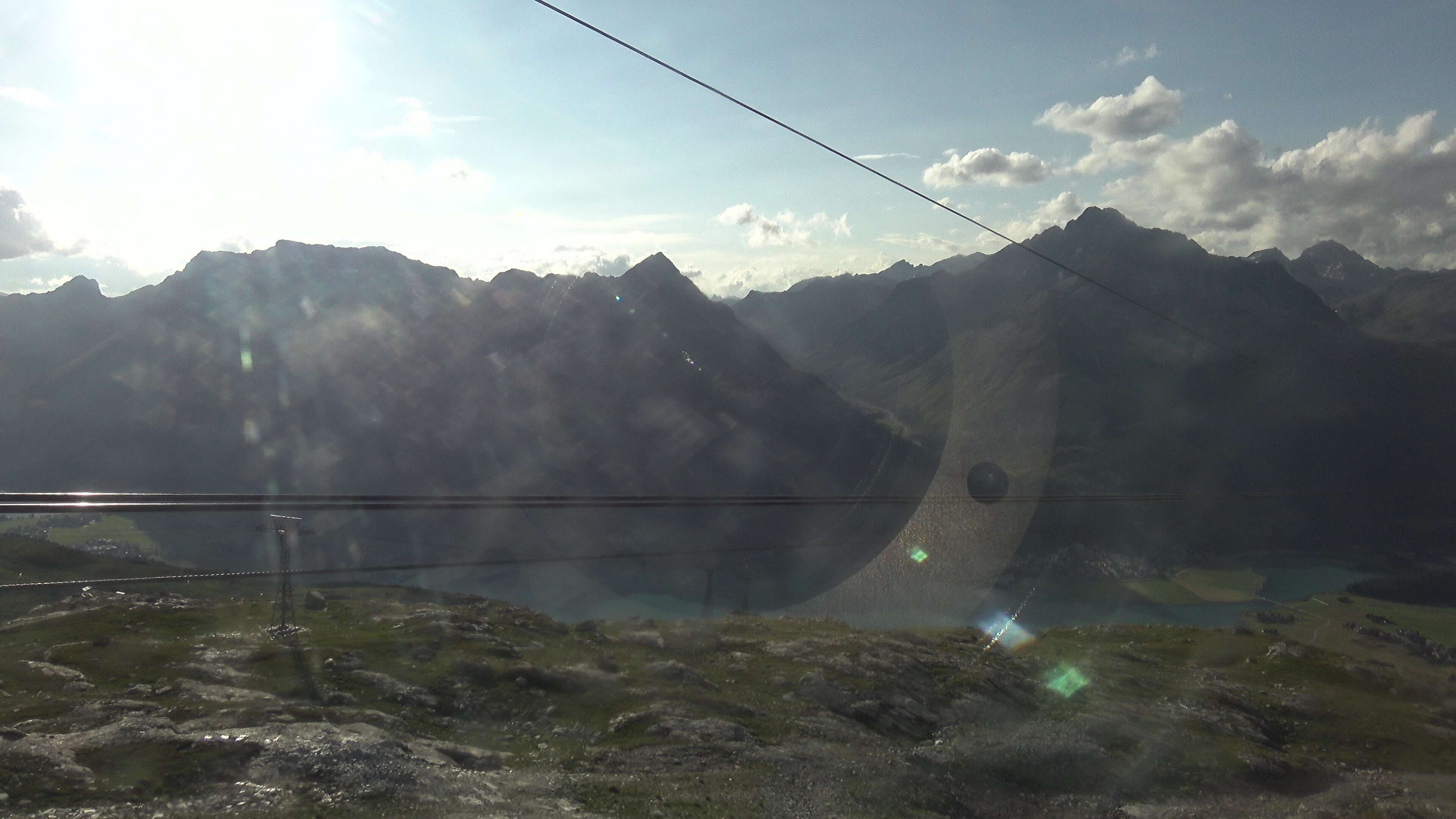 Silvaplana: Corvatsch - Mittelstation Murtèl, Silsersee