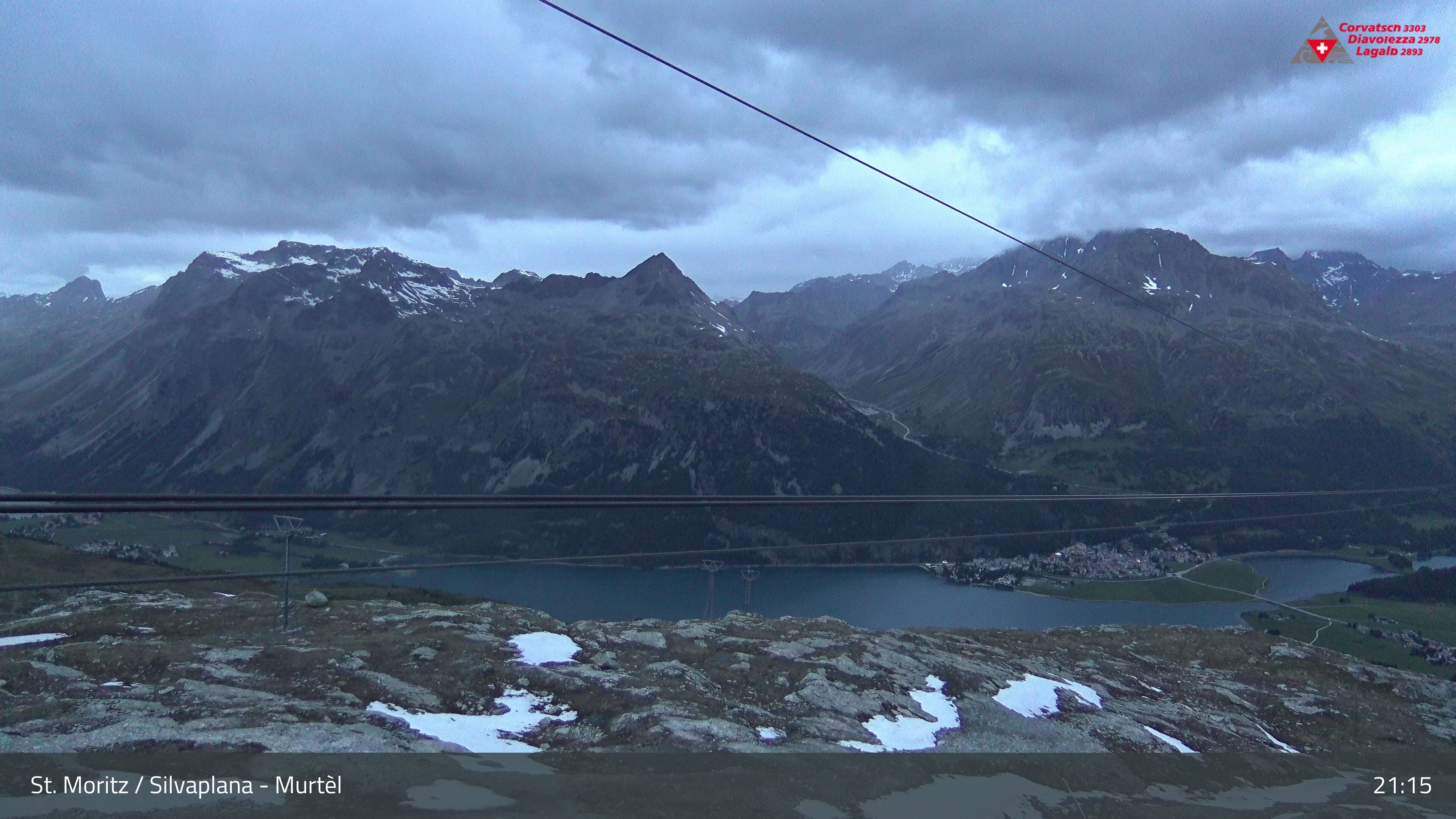 Silvaplana: Corvatsch - Mittelstation Murtèl, Silsersee