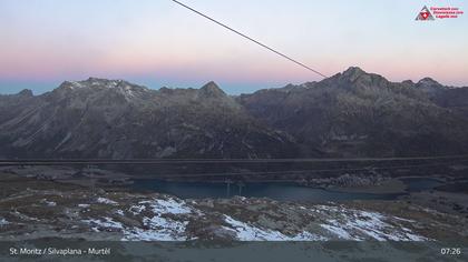 Silvaplana: Corvatsch - Mittelstation Murtèl, Silsersee