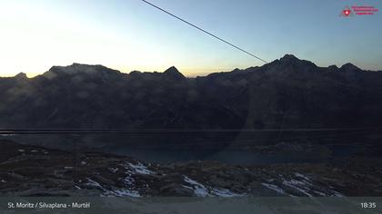 Silvaplana: Corvatsch - Mittelstation Murtèl, Silsersee