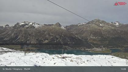 Silvaplana: Corvatsch - Mittelstation Murtèl, Silsersee