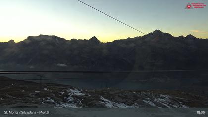 Silvaplana: Corvatsch - Mittelstation Murtèl, Silsersee