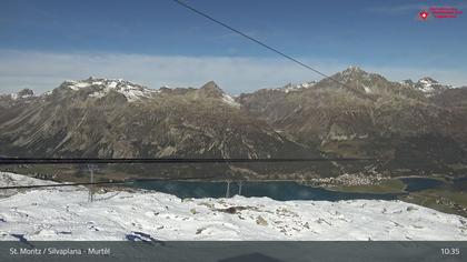 Silvaplana: Corvatsch - Mittelstation Murtèl, Silsersee